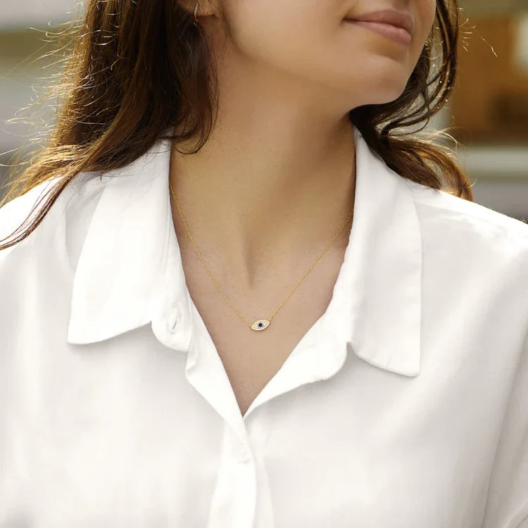 À Ma Fille - Collier Œil Énergie Positive