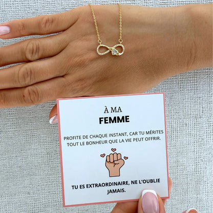 À Ma Femme - Collier Porte Bonheur