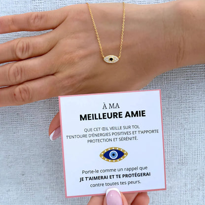 À Ma Meilleure Amie - Collier Œil Énergie Positive