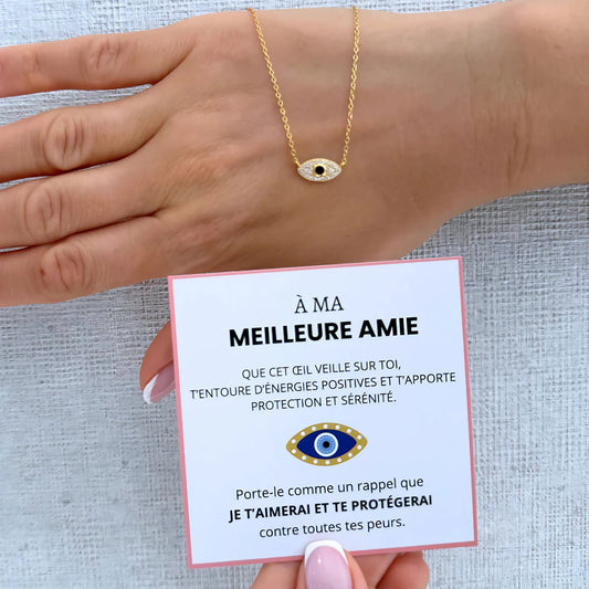 À Ma Meilleure Amie - Collier Œil Énergie Positive